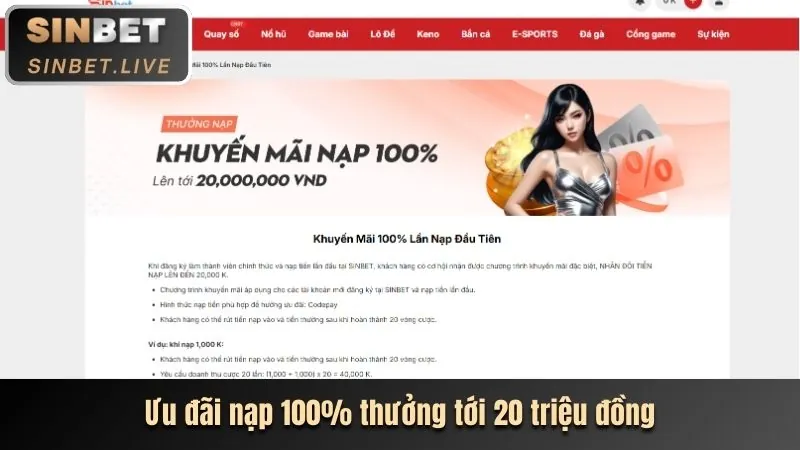 Khuyến mãi chào mừng thể thao nn88 bet